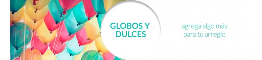 Globos y dulces