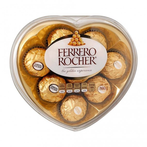 Chocolates Ferrero Rocher 8 - corazón